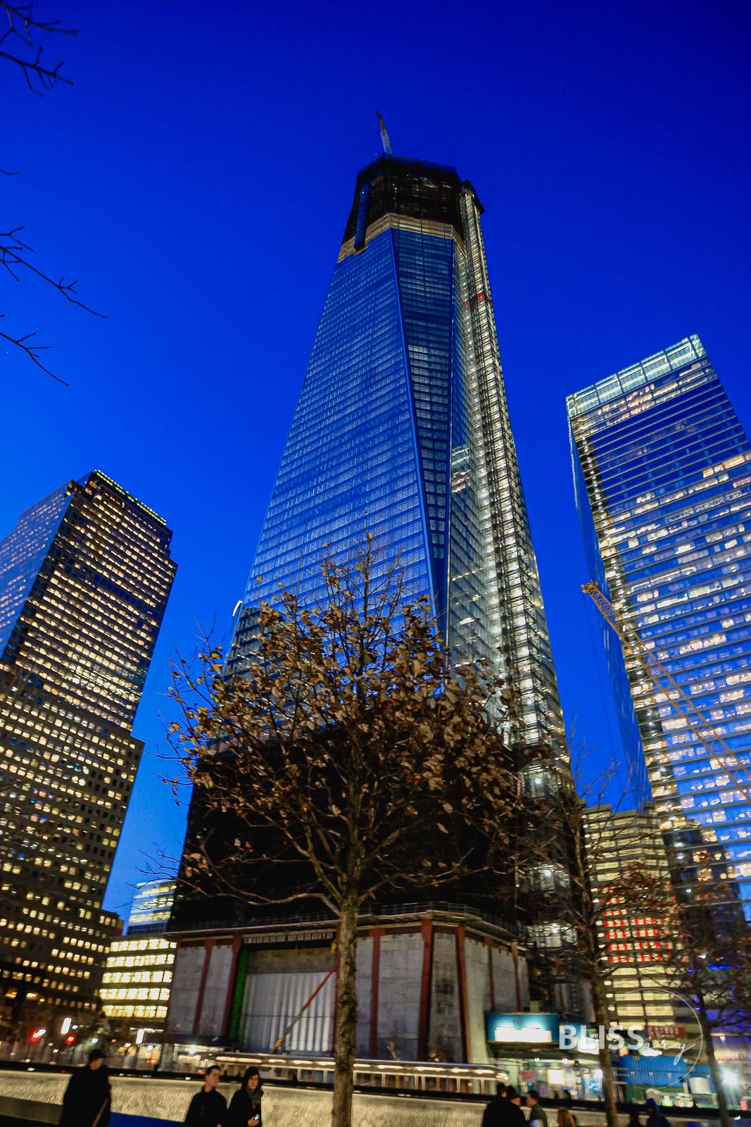 Sehenswürdigkeiten New York City - 911 Memorial Gedenkstätte World Trade Center 9/11 Memorial New York - Twin Towers - by night WTC