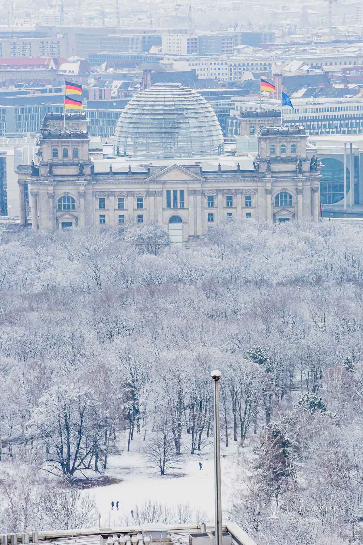Aussichtsplattform Panorama Punkt Berlin - Potsdamer Platz - Blick über die Stadt - Aussicht Alexanderplatz Alex Fernsehturm, Brandenburger Tor